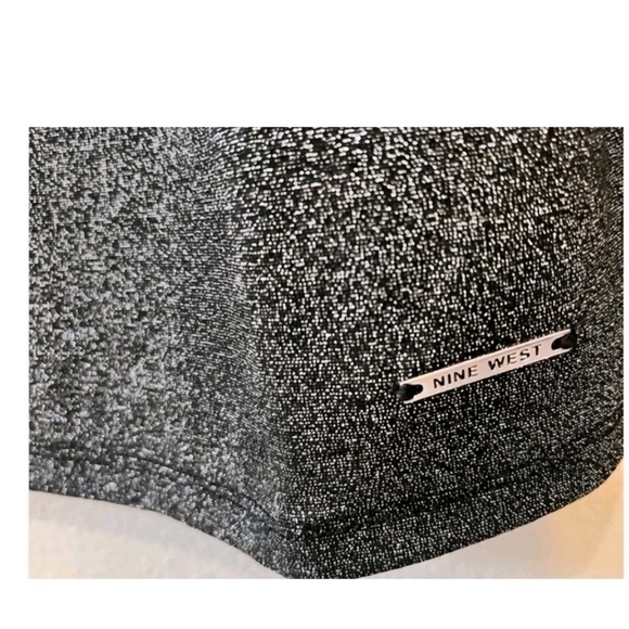 NINE WEST NWT Metallic Gray Long Sleeve Top Size XL (2) - Picture 11 of 11